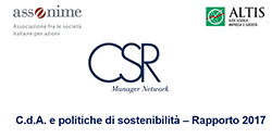 SOSTENIBILITÀ SEMPRE PIÙ STRATEGICA PER LE SOCIETÀ QUOTATE ITALIANE